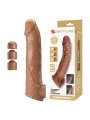 PRETTY LOVE FUNDA EXTENSORA PARA PENE AJUSTABLE 26 CM O 4 CM COLOR MARRON