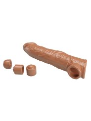PRETTY LOVE FUNDA EXTENSORA PARA PENE AJUSTABLE 26 CM O 4 CM COLOR MARRON