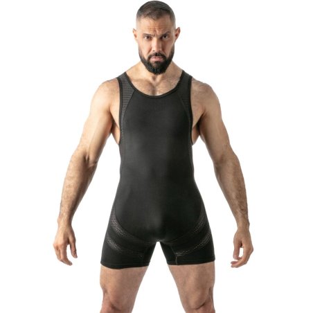 LOCKER GEAR MONO OPEN ACCESS SINGLET NEGRO XL