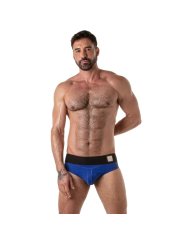 LOCKER GEAR WIDE WAISTBAND JOCK BRIEF AZUL S
