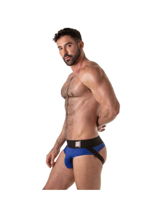 LOCKER GEAR WIDE WAISTBAND JOCK BRIEF AZUL S