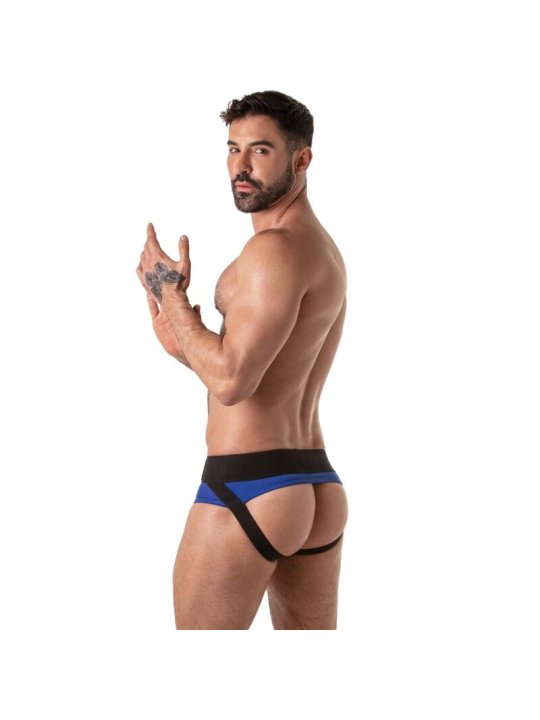 LOCKER GEAR WIDE WAISTBAND JOCK BRIEF AZUL S