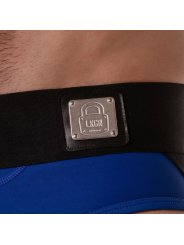 LOCKER GEAR WIDE WAISTBAND JOCK BRIEF AZUL S