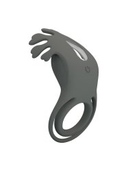 PRETTY LOVE ANILLO VIBRADOR RECARGABLE CON ESTIMULADOR
