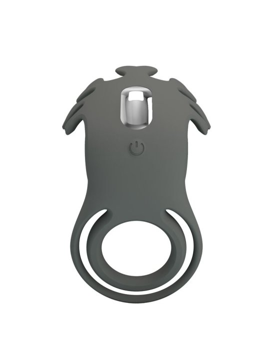 PRETTY LOVE ANILLO VIBRADOR RECARGABLE CON ESTIMULADOR