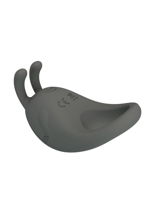 PRETTY LOVE ANILLO VIBRADOR RECARGABLE CON ESTIMULADOR DE CONEJO