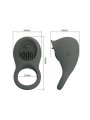 PRETTY LOVE ANILLO VIBRADOR RECARGABLE CON ESTIMULACION ORAL