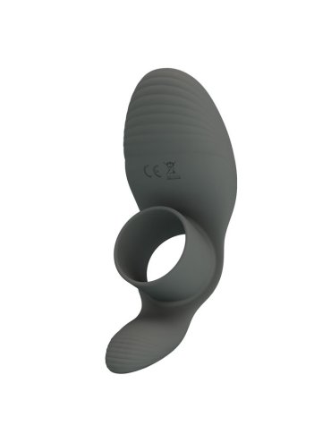 PRETTY LOVE ANILLO VIBRADOR RECARGABLE CON DOBLE ESTIMULACION