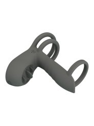 PRETTY LOVE FUNDA PARA PENE CON DOBLE ESTIMULACION Y EFECTO ORAL