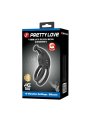PRETTY LOVE GOODWIN ANILLO VIBRADOR DOBLE PARA PENE RECARGABLE NEGRO