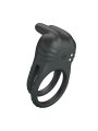 PRETTY LOVE SINI ANILLO PARA PENE VIBRADOR RECARGABLE 10 FUNCIONES NEGRO