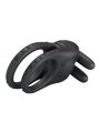 PRETTY LOVE SINI ANILLO PARA PENE VIBRADOR RECARGABLE 10 FUNCIONES NEGRO