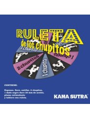 DIABLO PICANTE RULETA DE LOS CHUPITOS JUEGO KAMASUTRA
