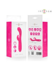 INTENSE AMARA VIBRADOR CON LENGUA ESTIMULADORA 10 VIBRACIONES ROSA