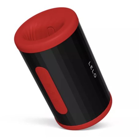 LELO F2S DOUBLE SONIC MASTURBADOR MASCULINO CON DOBLE ESTIMULACION SONICA ROJO