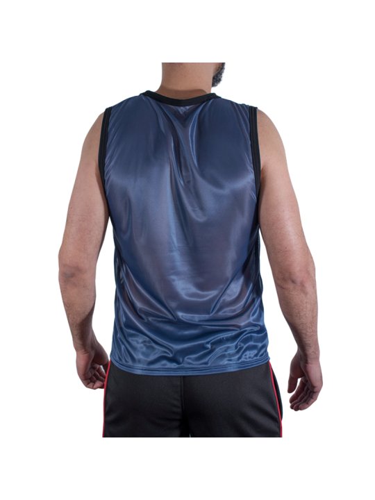 MACHO CAMISETA AZUL MARINO S M