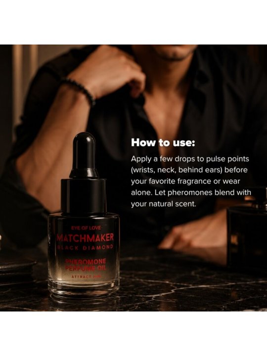 EYE OF LOVE MATCHMAKER BLACK DIAMOND ACEITE PERFUMADO CON FEROMONAS 20 ML