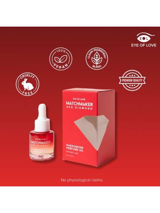 EYE OF LOVE MATCHMAKER RED DIAMOND ACEITE PERFUMADO CON FEROMONAS 20 ML