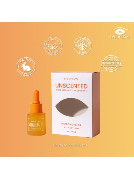 EYE OF LOVE ACEITE PERFUMADO CON FEROMONAS PARA MUJER SIN FRAGANCIA 20 ML