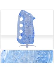 FLESHLIGHT FLESHSKINS GRIP BLUE ICE MASTURBADOR MANUAL AZUL