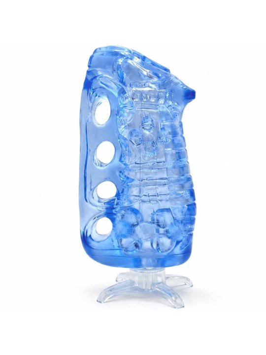 FLESHLIGHT FLESHSKINS GRIP BLUE ICE MASTURBADOR MANUAL AZUL
