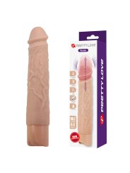 PRETTY LOVE KESSLER DILDO VIBRADOR REALISTA 10 MODOS DE VIBRACION Y 10 DE EMPUJE 22 CM NATURAL