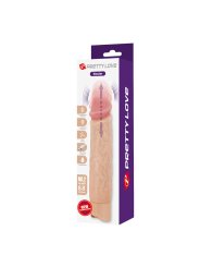 PRETTY LOVE KESSLER DILDO VIBRADOR REALISTA 10 MODOS DE VIBRACION Y 10 DE EMPUJE 22 CM NATURAL