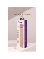PRETTY LOVE KESSLER DILDO VIBRADOR REALISTA 10 MODOS DE VIBRACION Y 10 DE EMPUJE 22 CM NATURAL
