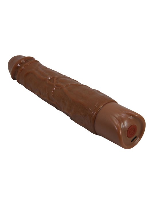 PRETTY LOVE KESSLER DILDO VIBRADOR REALISTA 10 MODOS DE VIBRACION Y 10 DE EMPUJE 22 CM MARRON