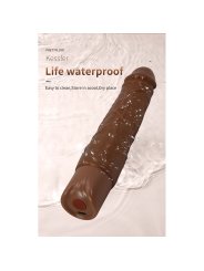 PRETTY LOVE KESSLER DILDO VIBRADOR REALISTA 10 MODOS DE VIBRACION Y 10 DE EMPUJE 22 CM MARRON