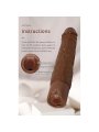 PRETTY LOVE KESSLER DILDO VIBRADOR REALISTA 10 MODOS DE VIBRACION Y 10 DE EMPUJE 22 CM MARRON