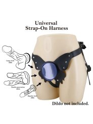 PRETTY LOVE ARNES UNIVERSAL TIPO BRAGA PARA STRAP ON NEGRO Y AZUL
