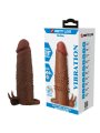 PRETTY LOVE QUILLON FUNDA PARA PENE VIBRADORA 20 CM O 4 CM COLOR MARRON