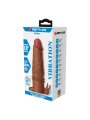 PRETTY LOVE QUILLON FUNDA PARA PENE VIBRADORA 20 CM O 4 CM COLOR MARRON