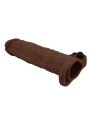 PRETTY LOVE QUILLON FUNDA PARA PENE VIBRADORA 20 CM O 4 CM COLOR MARRON