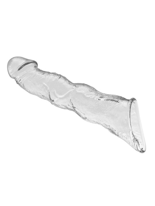 PRETTY LOVE FUNDA EXTENSORA PARA PENE AJUSTABLE 28 CM O 45 CM COLOR TRANSPARENTE