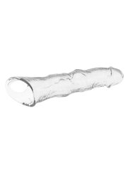 PRETTY LOVE FUNDA EXTENSORA PARA PENE AJUSTABLE 28 CM O 45 CM COLOR TRANSPARENTE