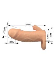 PRETTY LOVE RODERIC FUNDA PARA PENE EXTENSORA 13 CM O 38 CM COLOR NATURAL