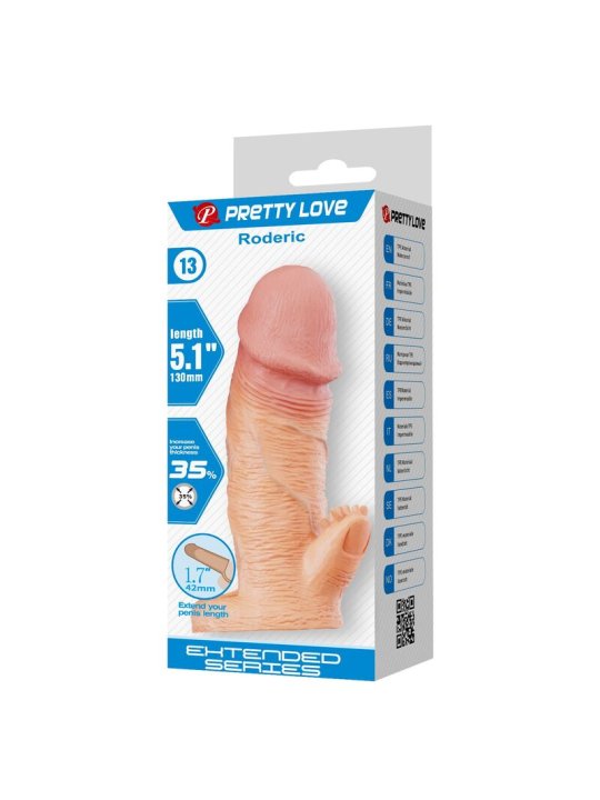 PRETTY LOVE RODERIC FUNDA PARA PENE EXTENSORA 13 CM O 38 CM COLOR NATURAL