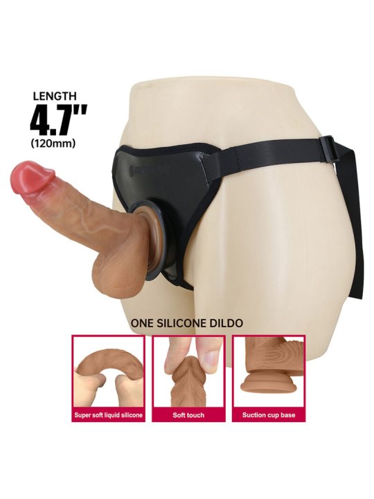 PRETTY LOVE ARNES STRAP ON UNIVERSAL CON DILDO REALISTICO