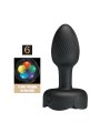 PRETTY LOVE PLUG ANAL VIBRADOR 10 MODOS RECARGABLE NEGRO