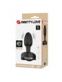 PRETTY LOVE PLUG ANAL VIBRADOR 10 MODOS RECARGABLE NEGRO