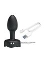 PRETTY LOVE PLUG ANAL VIBRADOR 10 MODOS RECARGABLE NEGRO
