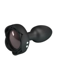 PRETTY LOVE PLUG ANAL VIBRADOR 10 MODOS RECARGABLE NEGRO