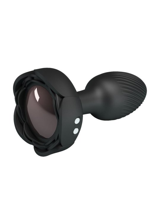 PRETTY LOVE PLUG ANAL VIBRADOR 10 MODOS RECARGABLE NEGRO