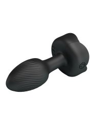 PRETTY LOVE PLUG ANAL VIBRADOR 10 MODOS RECARGABLE NEGRO