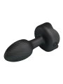 PRETTY LOVE PLUG ANAL VIBRADOR 10 MODOS RECARGABLE NEGRO
