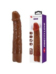 PRETTY LOVE LEONARDO VIBRADOR REALISTICO 20 CM O 4 CM COLOR MARRON