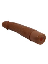 PRETTY LOVE LEONARDO VIBRADOR REALISTICO 20 CM O 4 CM COLOR MARRON