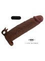 PRETTY LOVE XERXES FUNDA PARA PENE VIBRADORA 22 CM O 45 CM COLOR MARRON